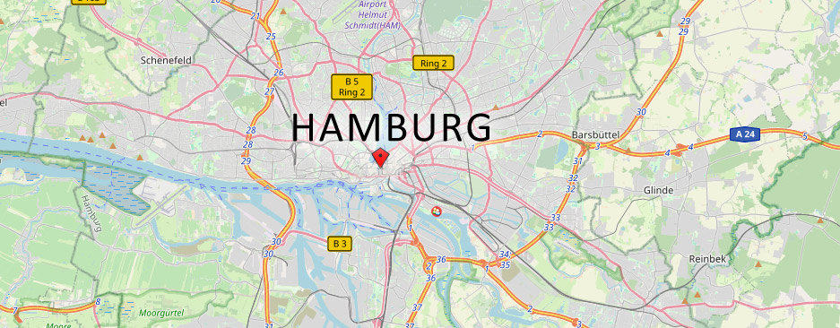 Hamburg Karte